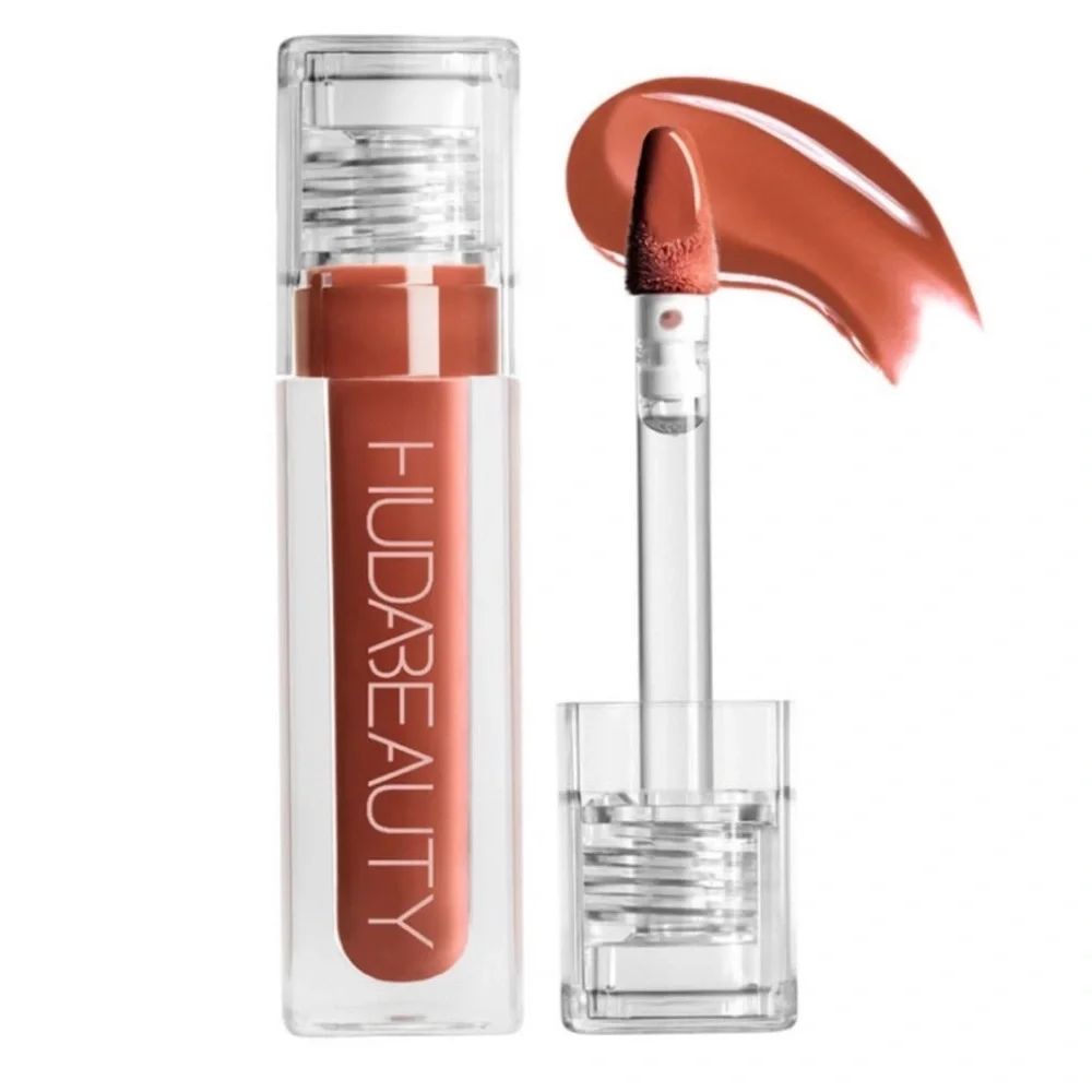 HUDA BEAUTY Faux Filler Shine Lip Gloss Set of 3  (New)